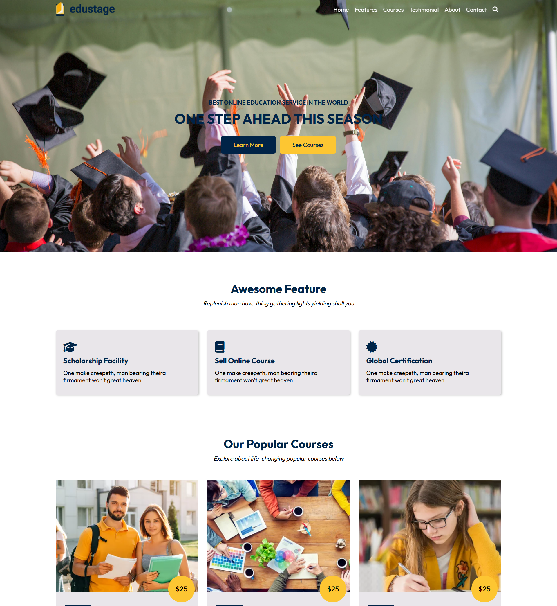 EduStage – React.js